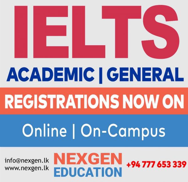 Ielts Classes Sri Lanka 2022 Online Physical Nexgen Education 9589